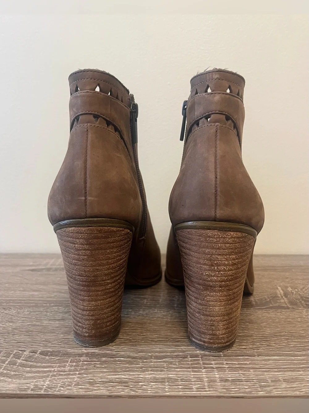 Vince Camuto Fritan Ankle Bootie Women's Size 10M Brown Boho Festival